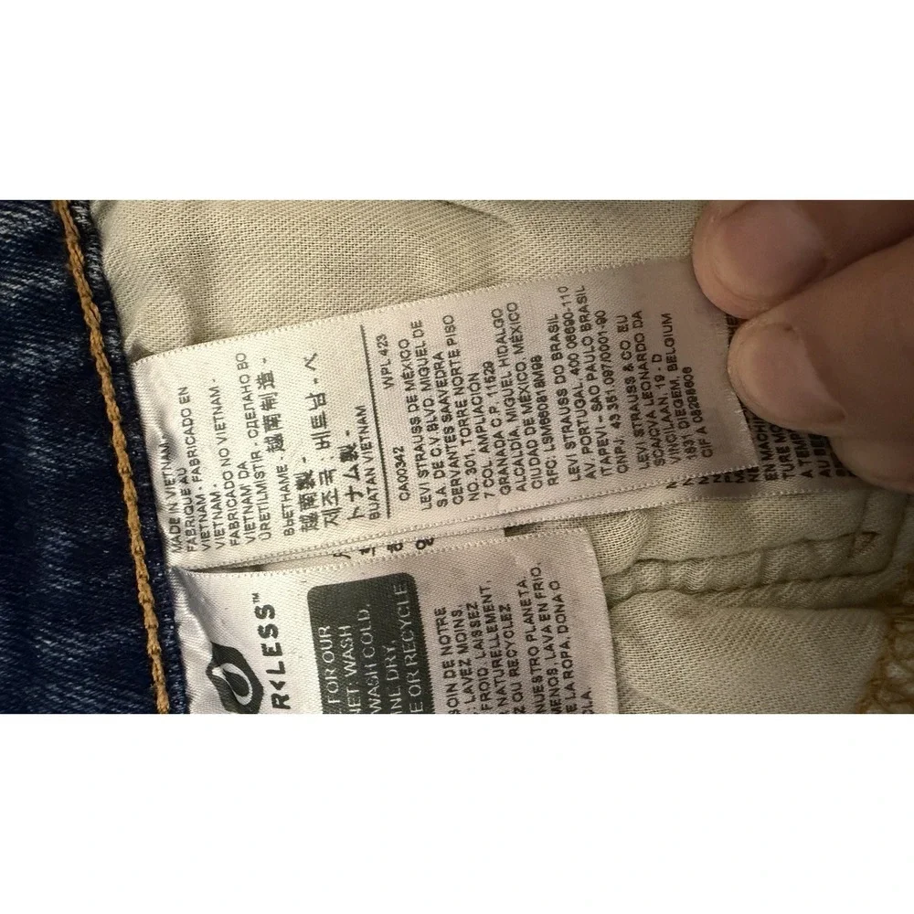 Levi's 505 Men's Medium‎ Wash Blue Jeans Size Fits 40x29 Pants